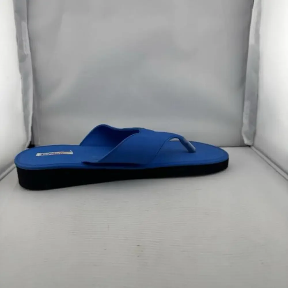 Nascar Jeff Gordon Blue Flip Flop Thong Sandal Size 10-11 New Summer Pool Beach